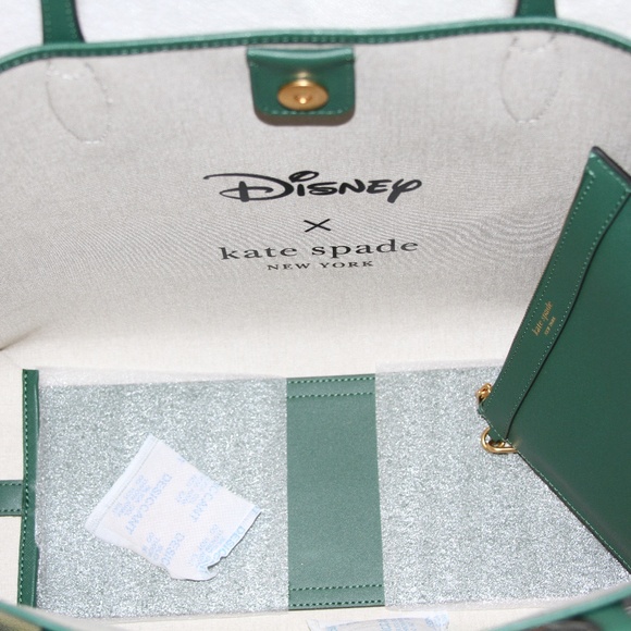 Kate Spade x Disney Bambi Thumper Sutton Tote Bag Purse Handbag Forest Scene - Picture 7 of 8